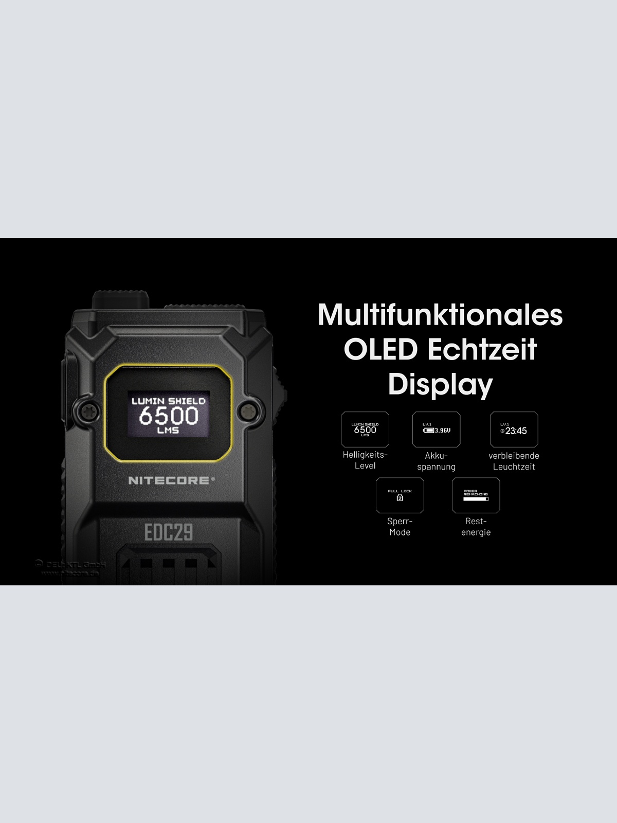 Taschenlampe Nitecore EDC 29 6500 Lumen