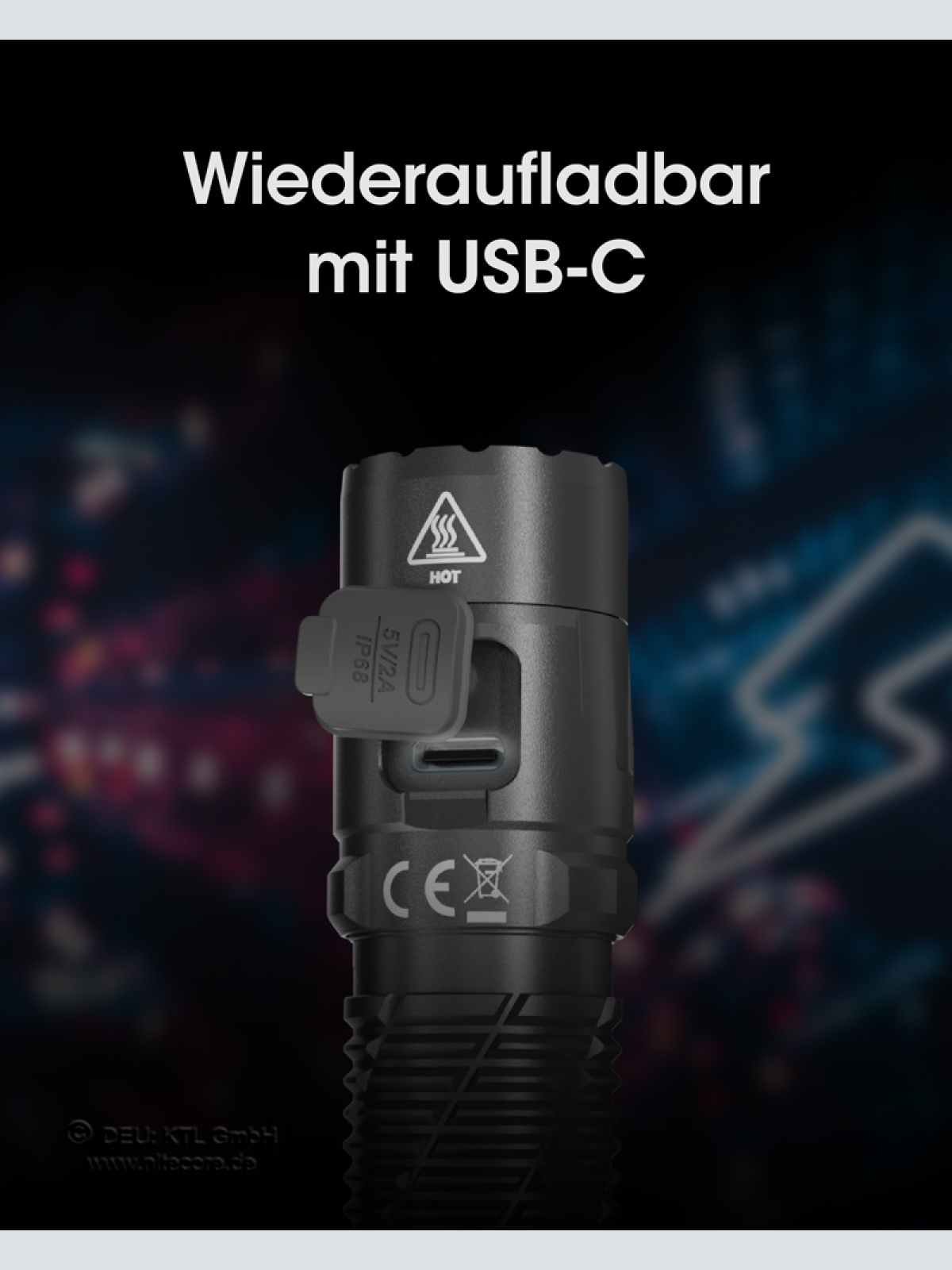 Taschenlampe Nitecore MH12 Pro - 3300 Lumen, UHi 40 LED