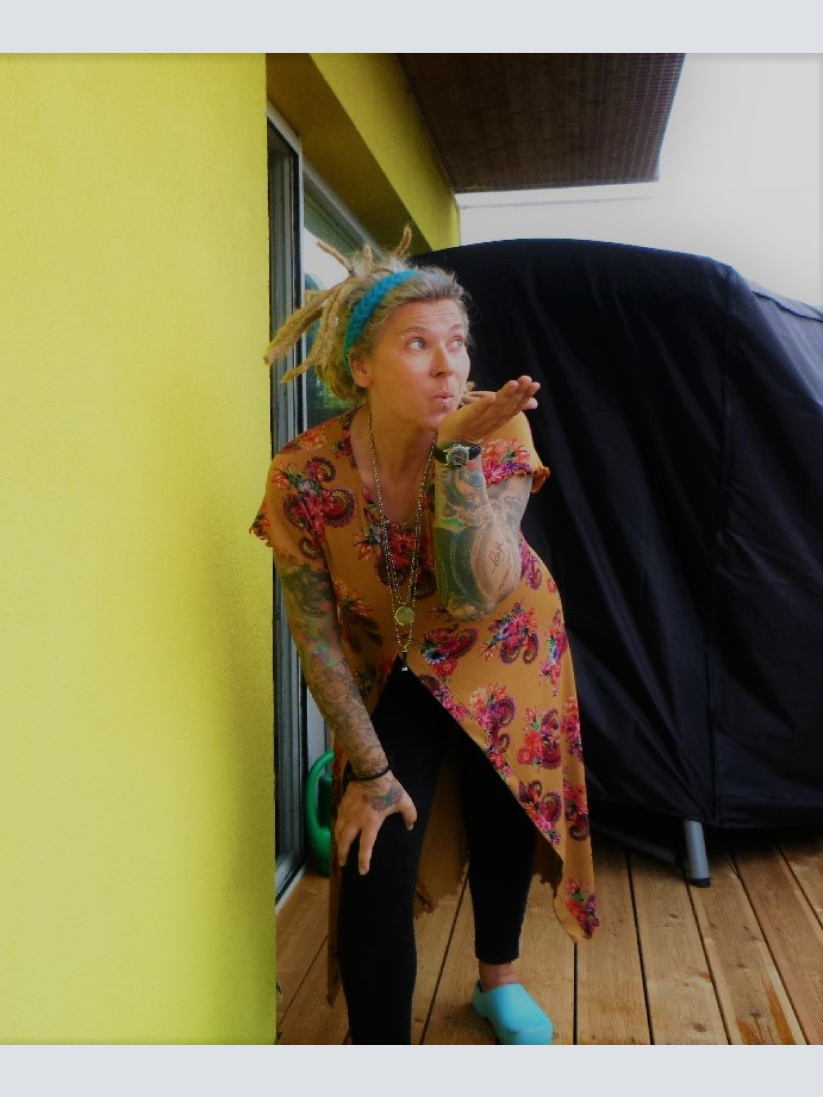 Cardigankleid Tunikakleid Blumenmeer