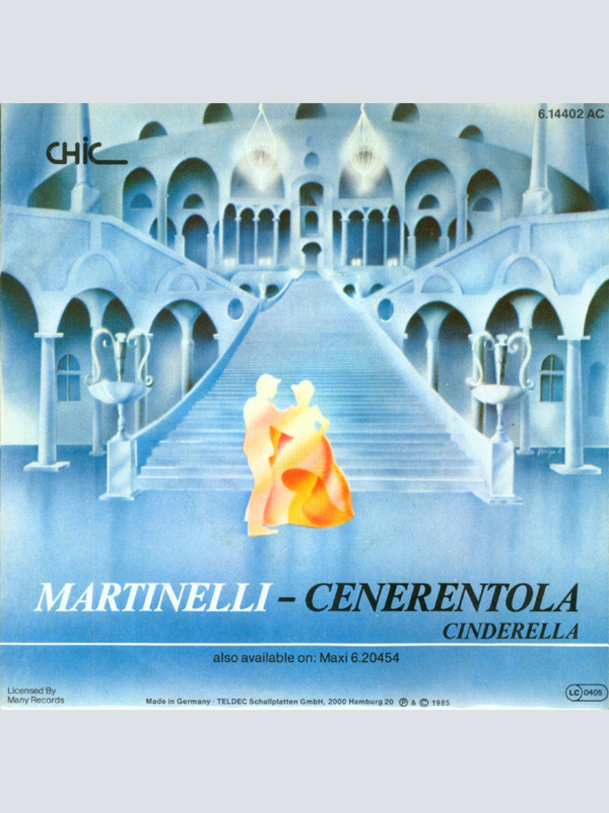 SINGLE / Martinelli ‎– Cenerentola (Cinderella)