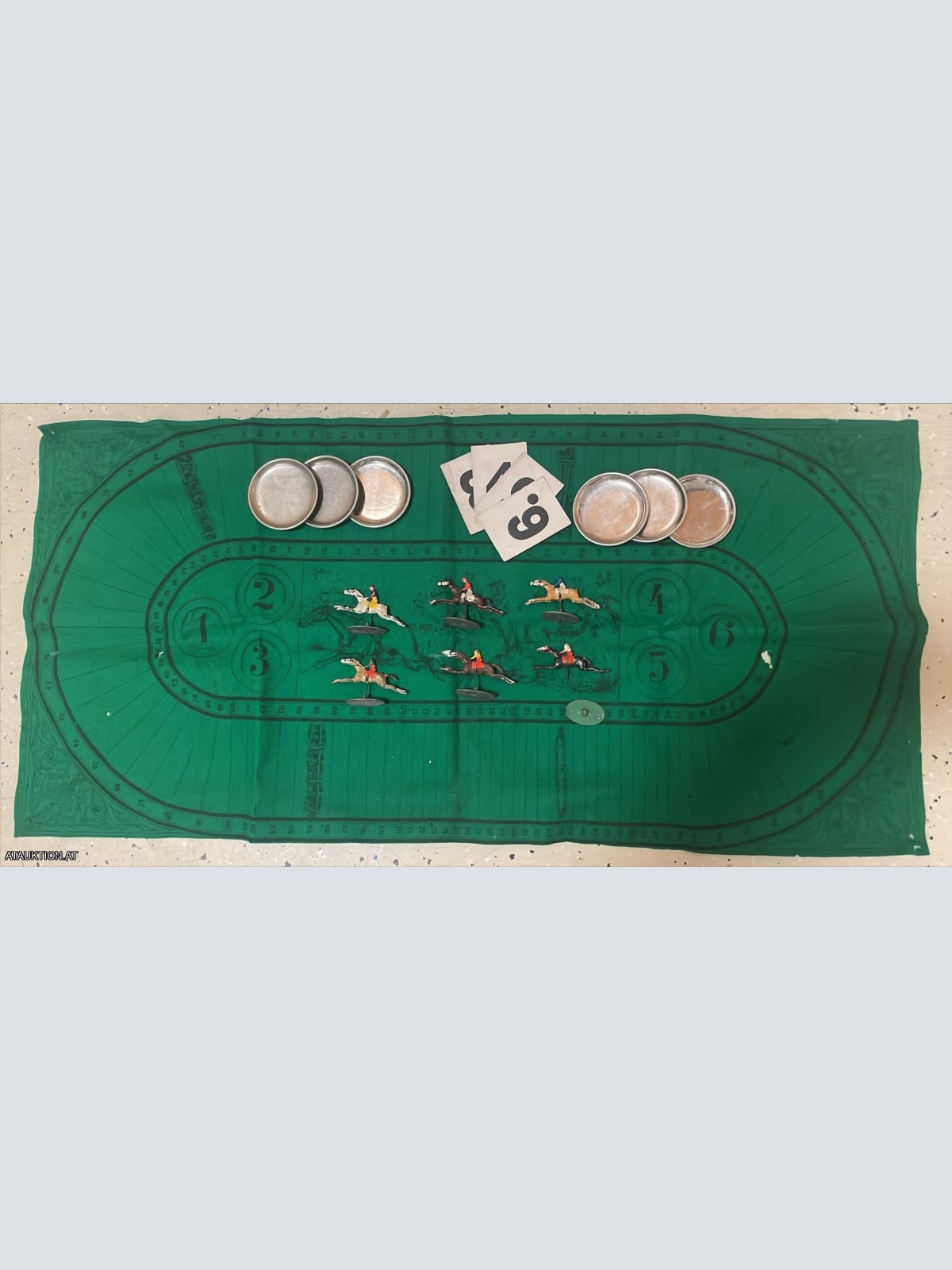 Antikes Spielzeug PferderennbahnW J.W.Speer & Sons London