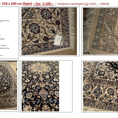T20 - Tabas - 318 x 200 cm (Nain)   / Kaufpreis ursprünglich Eur 4.643,,-- / (N650)