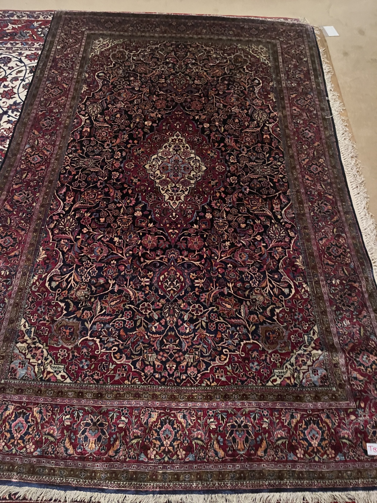 T99 – Keschan - Seidenteppich 201x130 cm –  / (N1000)