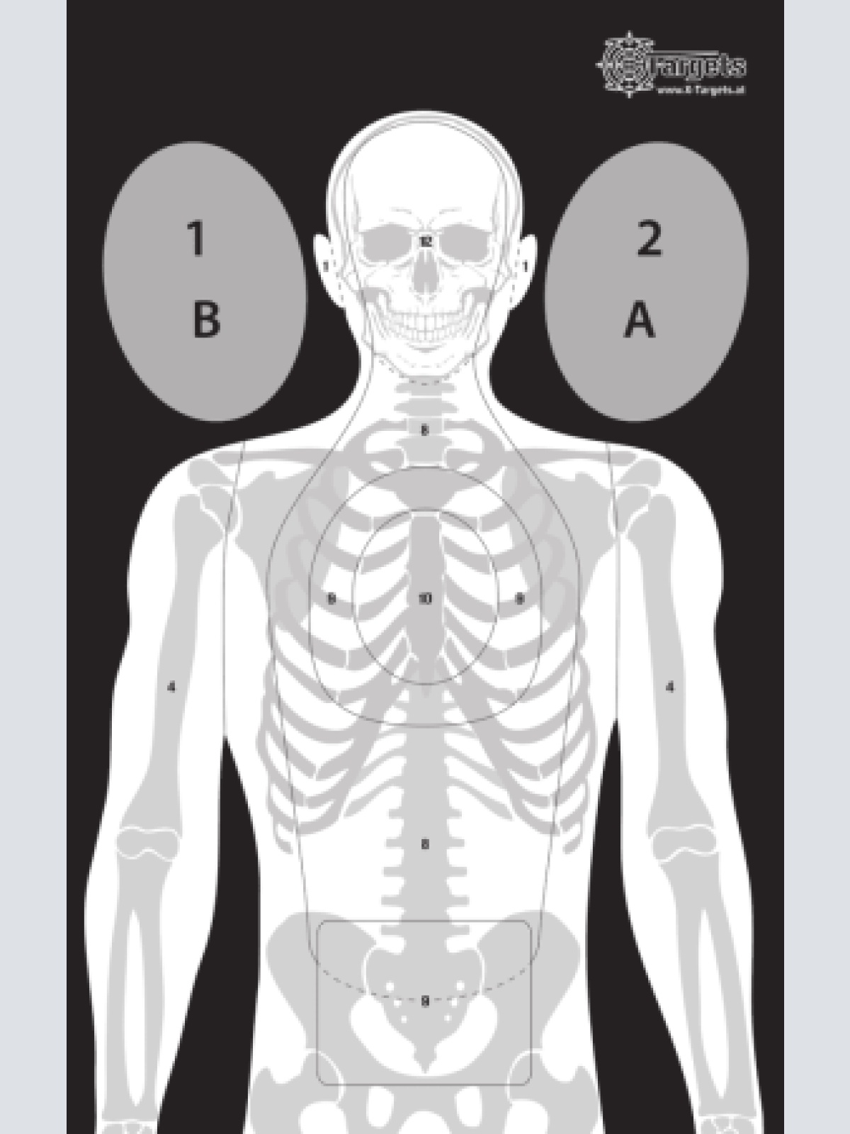 Papierzielscheibe Tactical Target 20 Stk