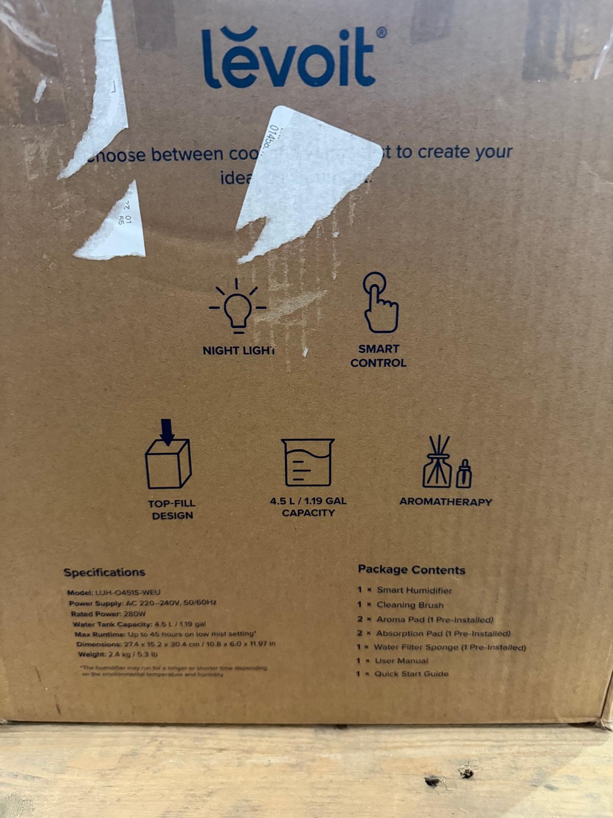 Levoit Humidifier - OasisMist Smart