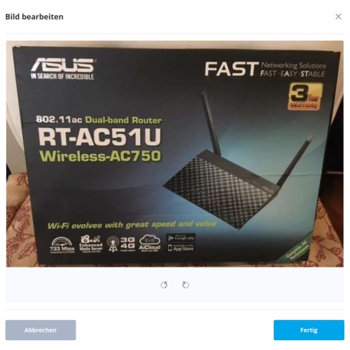 Asus Router AC-750 Wireless Fast 2.4-5GHz NP149.-