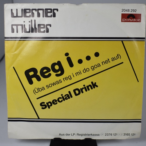 Single / Werner Müller – Reg I... (Üba Sowas Reg I Mi Do Goa Net Auf)