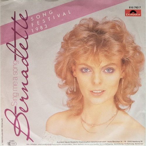 Vinyl / Bernadette (2) - Sing Me A Song