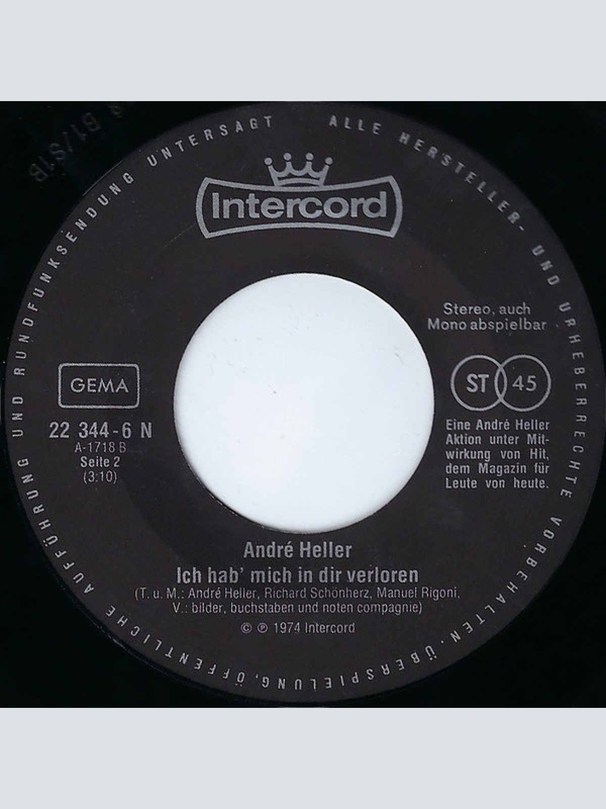 Vinyl / André Heller - City