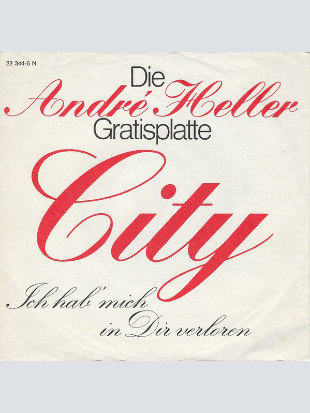Vinyl / André Heller - City