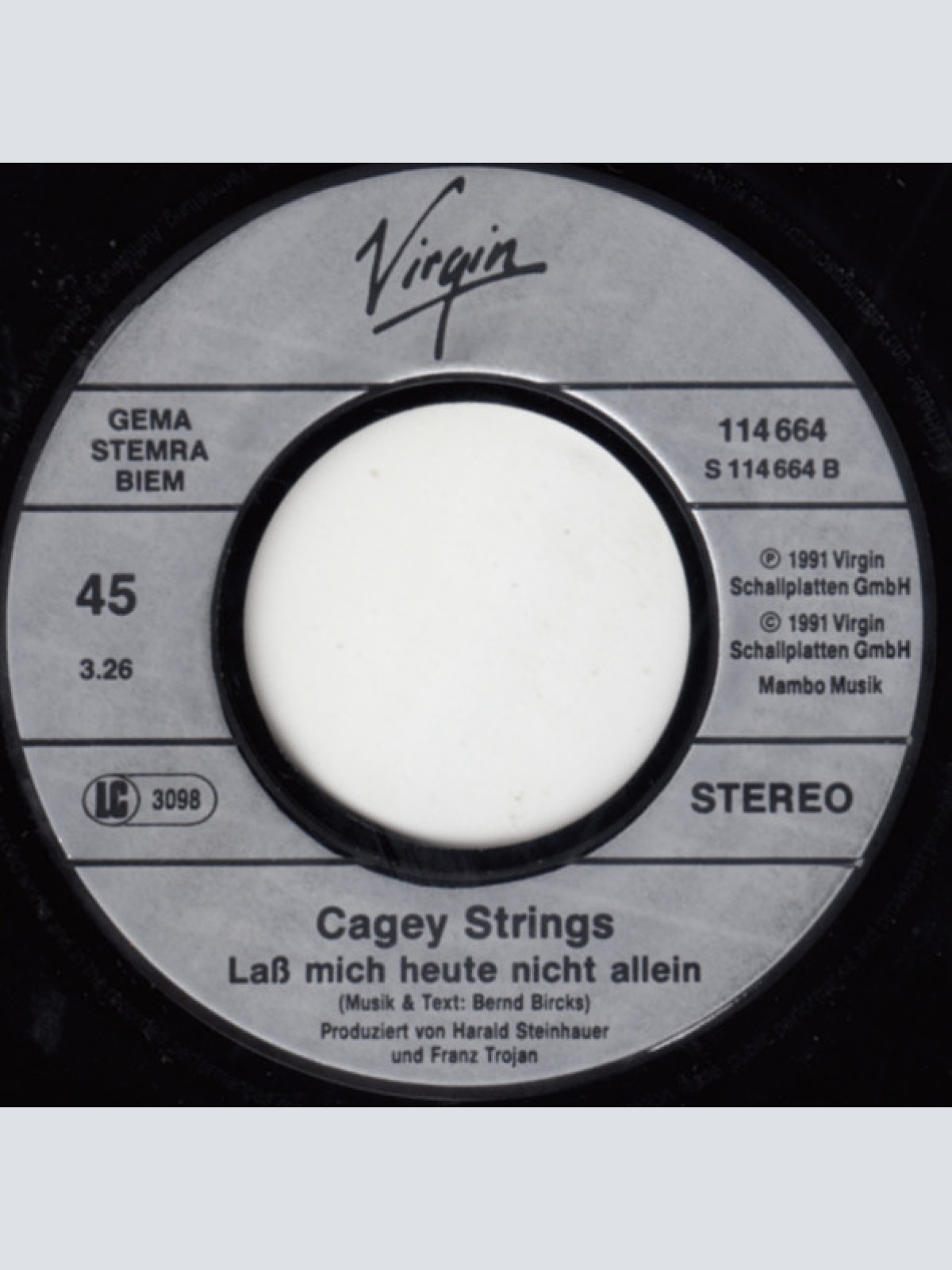 Vinyl / Cagey Strings - Das Muß Ein Wunder Sein