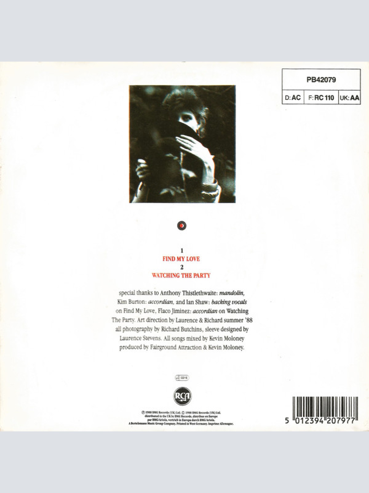 Vinyl / Fairground Attraction - Find My Love