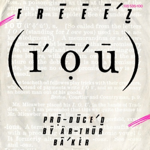 Vinyl / Freeez - I.O.U.