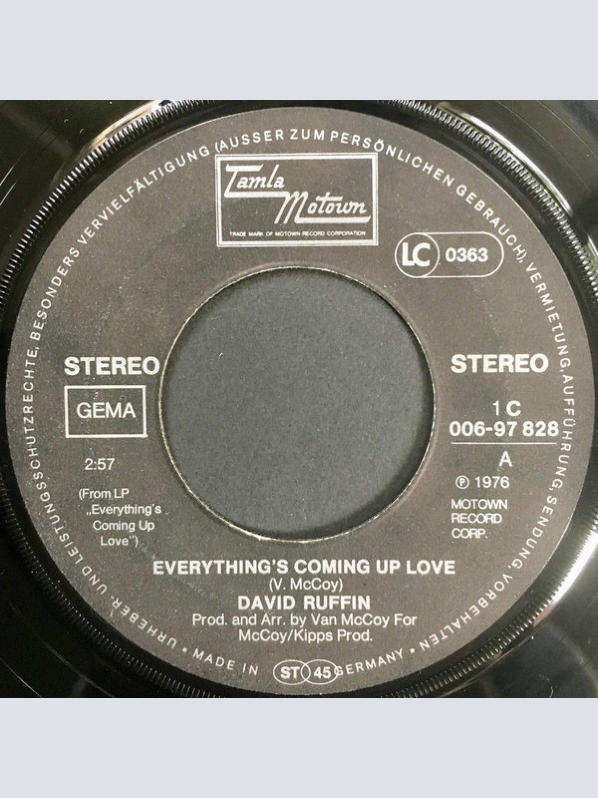 David Ruffin - Everything's Coming Up Love