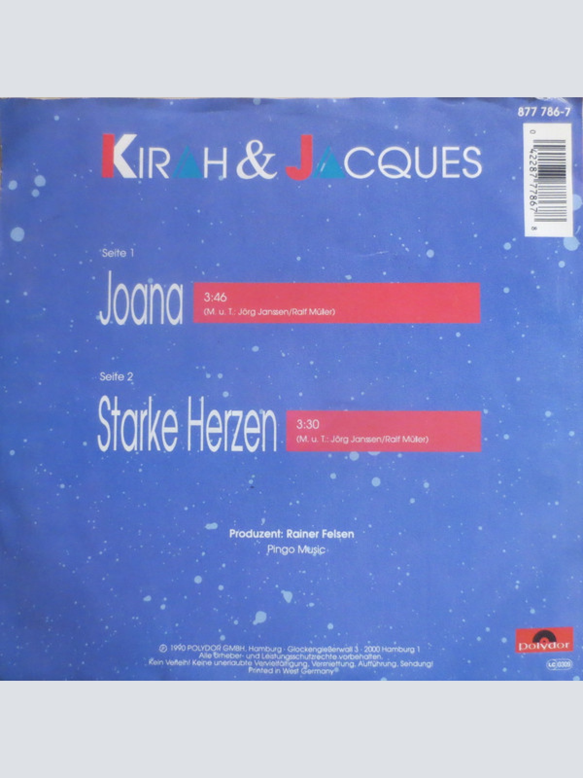 Vinyl / Kirah & Jacques - Joana