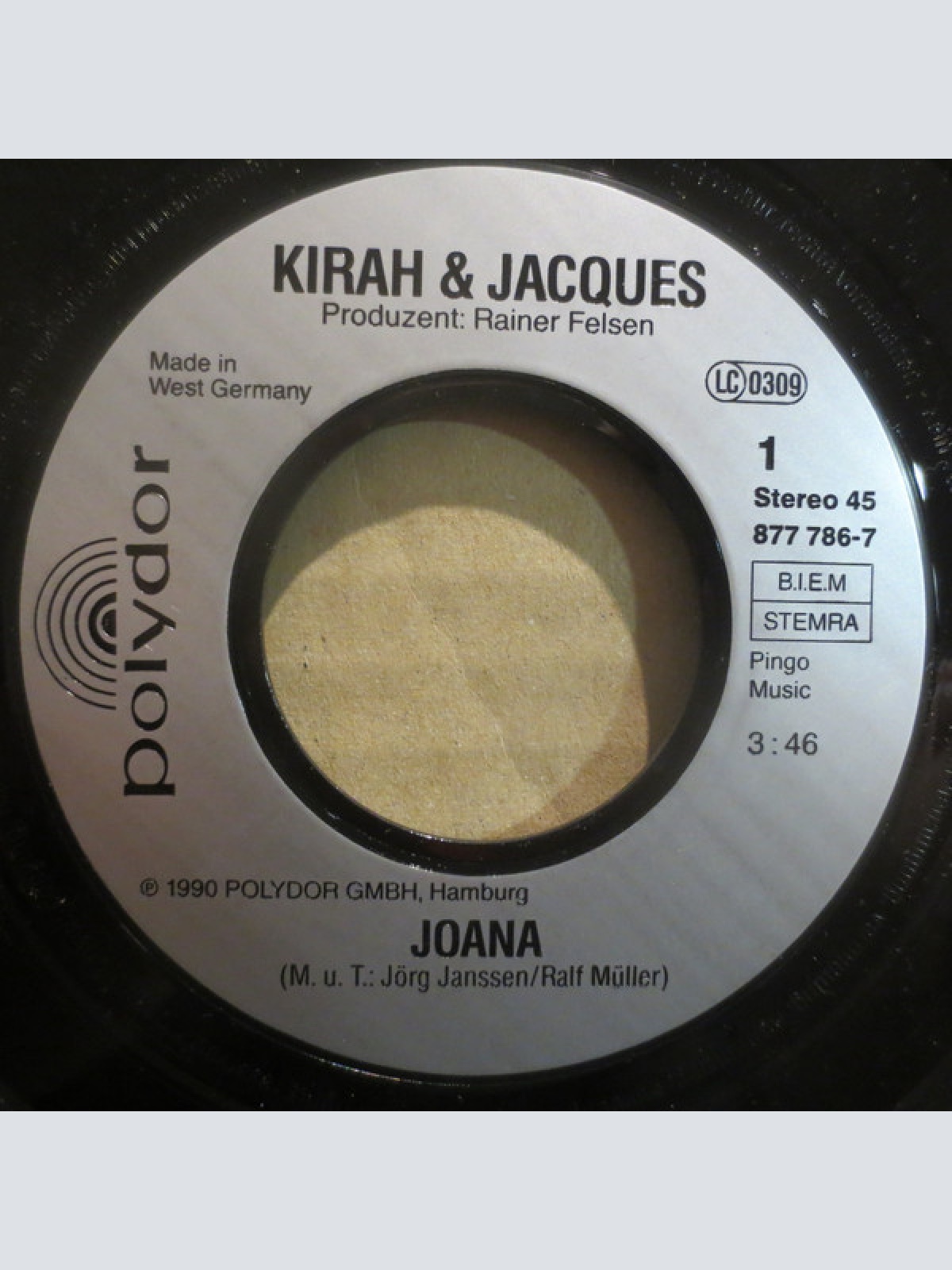 Vinyl / Kirah & Jacques - Joana
