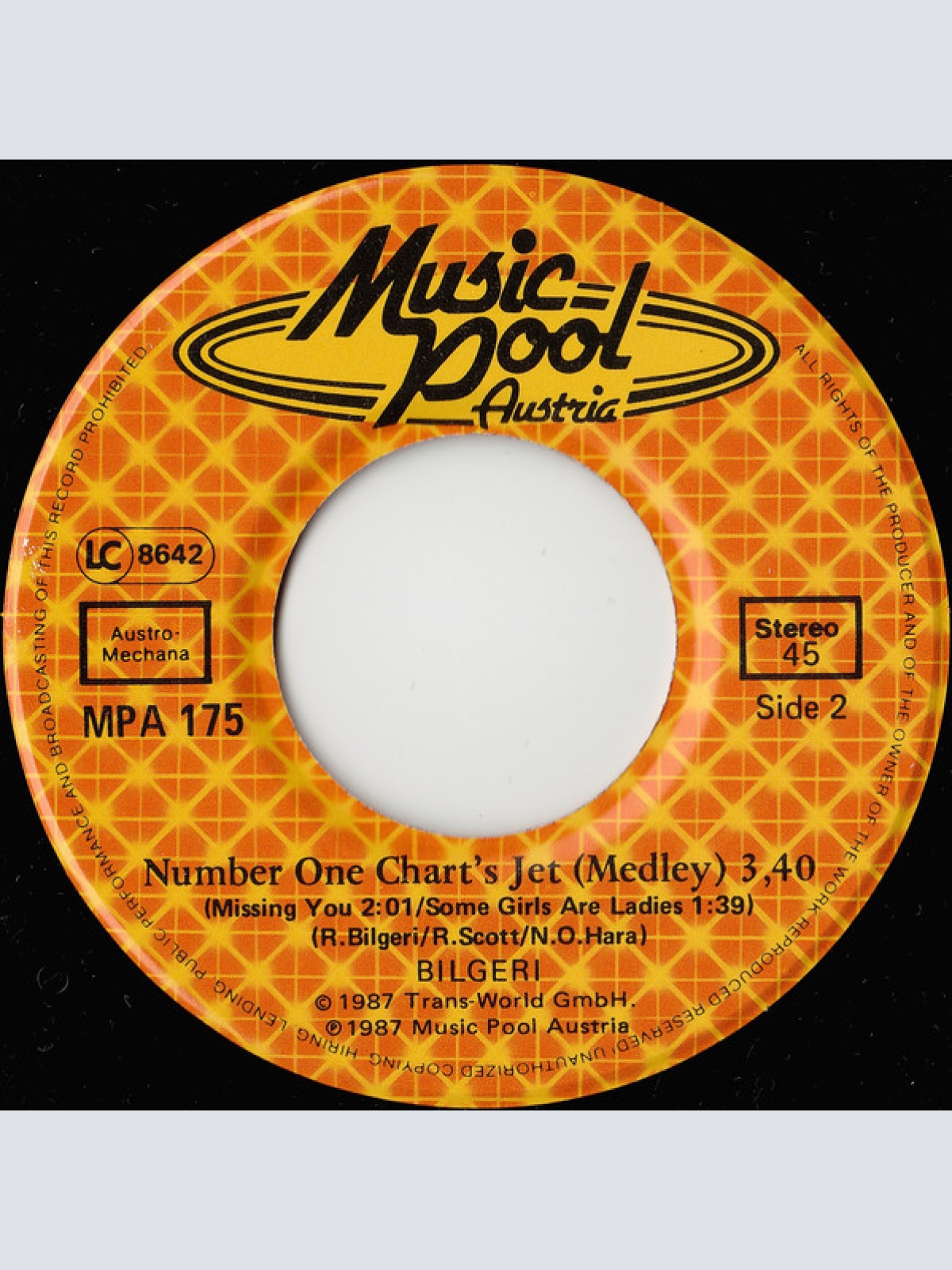 Vinyl / Bilgeri®* - Sayonara Boy