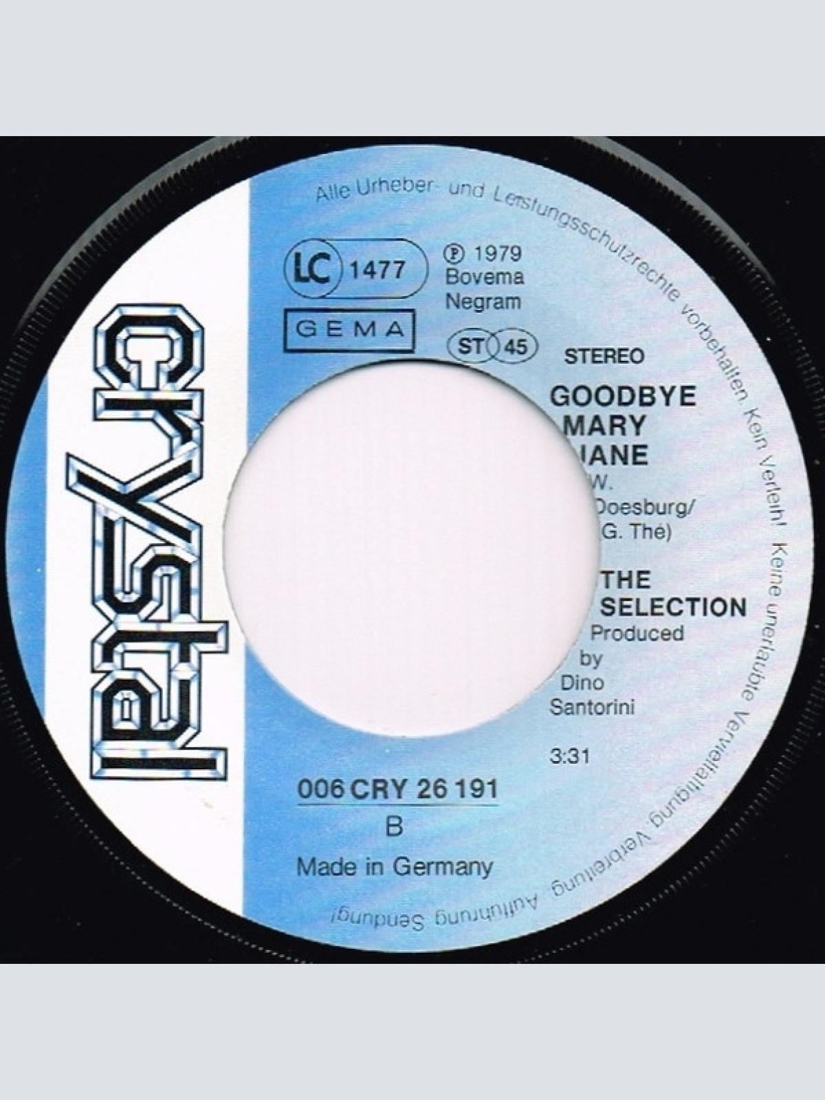 Vinyl / The Selection* - Maybe In Love Again