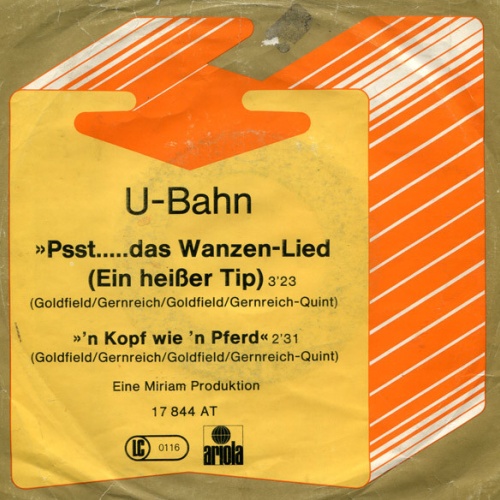 Vinyl / U-Bahn (5) - Psst.....Das Wanzen-Lied (Ein Heißer Tip)