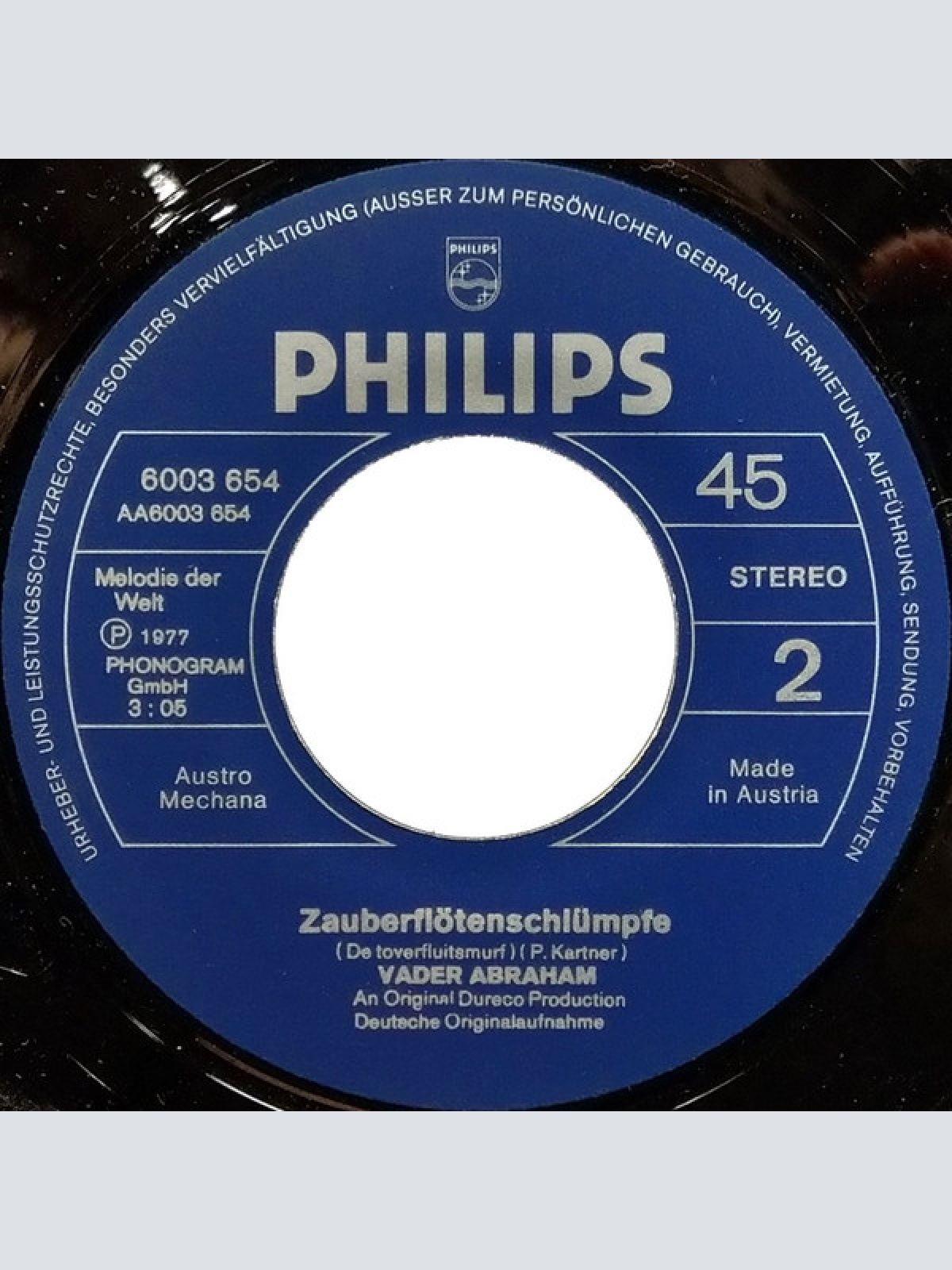 Vinyl / Vader Abraham - Das Lied Der Schlümpfe