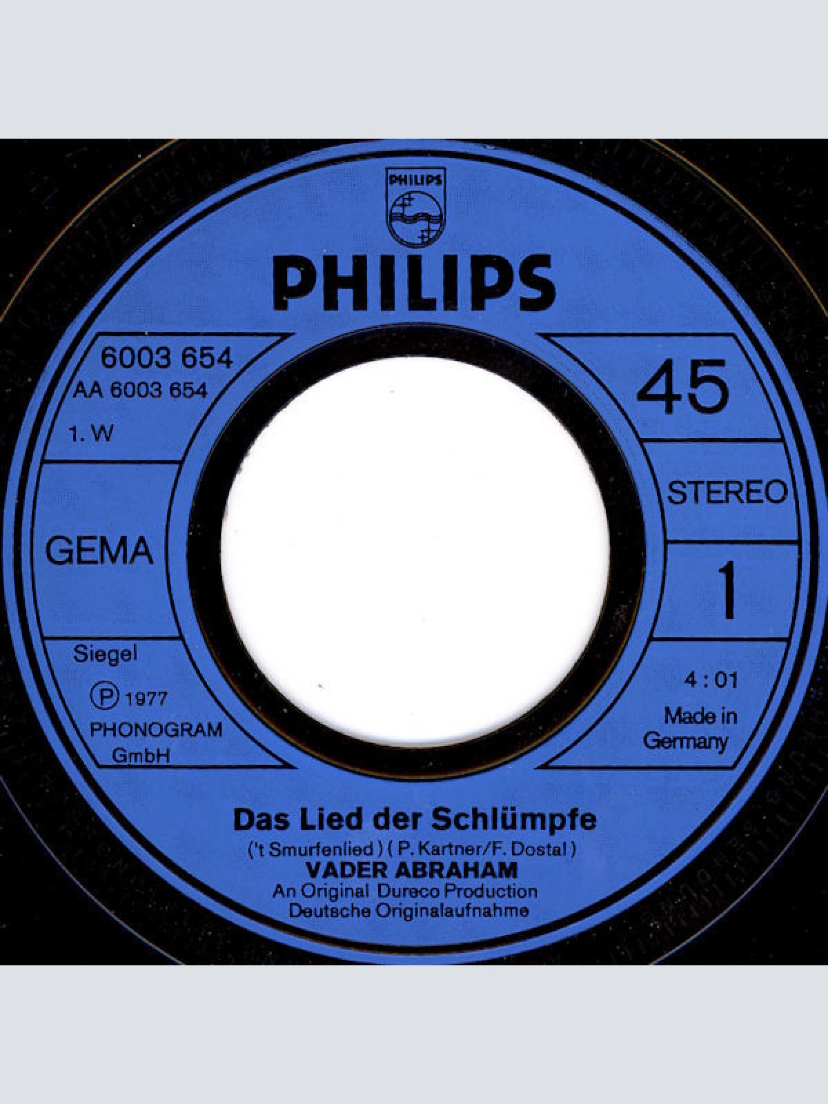 Vinyl / Vader Abraham - Das Lied Der Schlümpfe