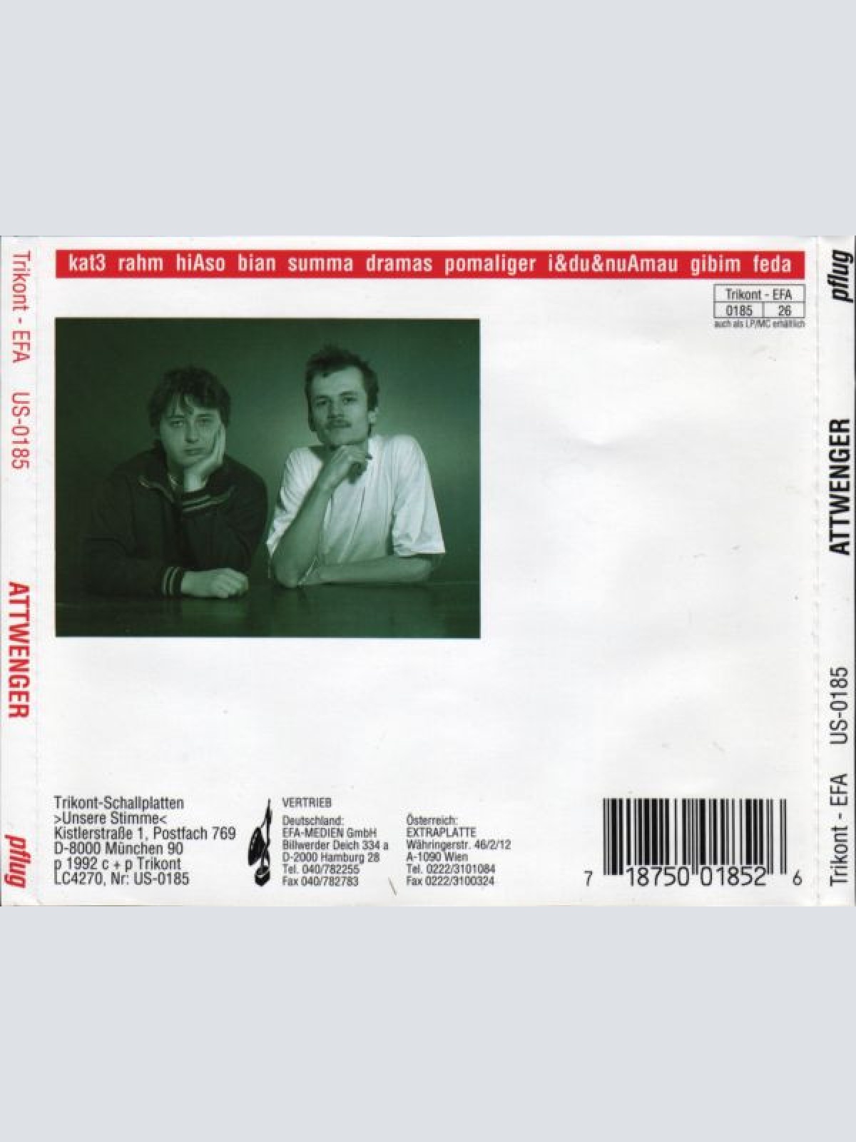 CD / Attwenger - Pflug