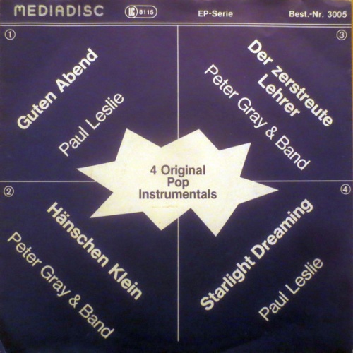 Vinyl / Paul Leslie, Peter Gray & Band - 4 Original Pop Instrumentals
