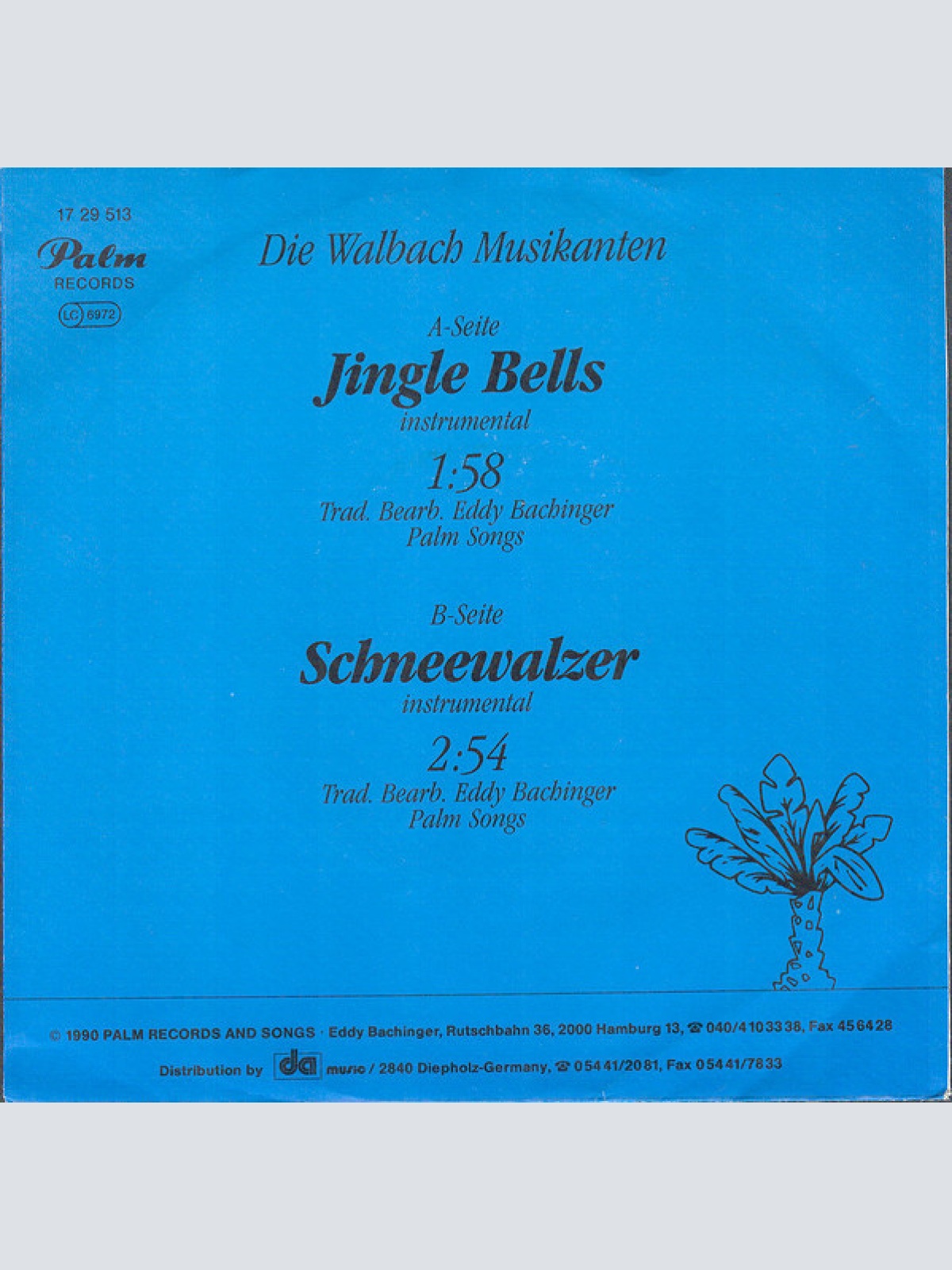 Vinyl / Die Walbach Musikanten - Jingle Bells / Schneewalzer