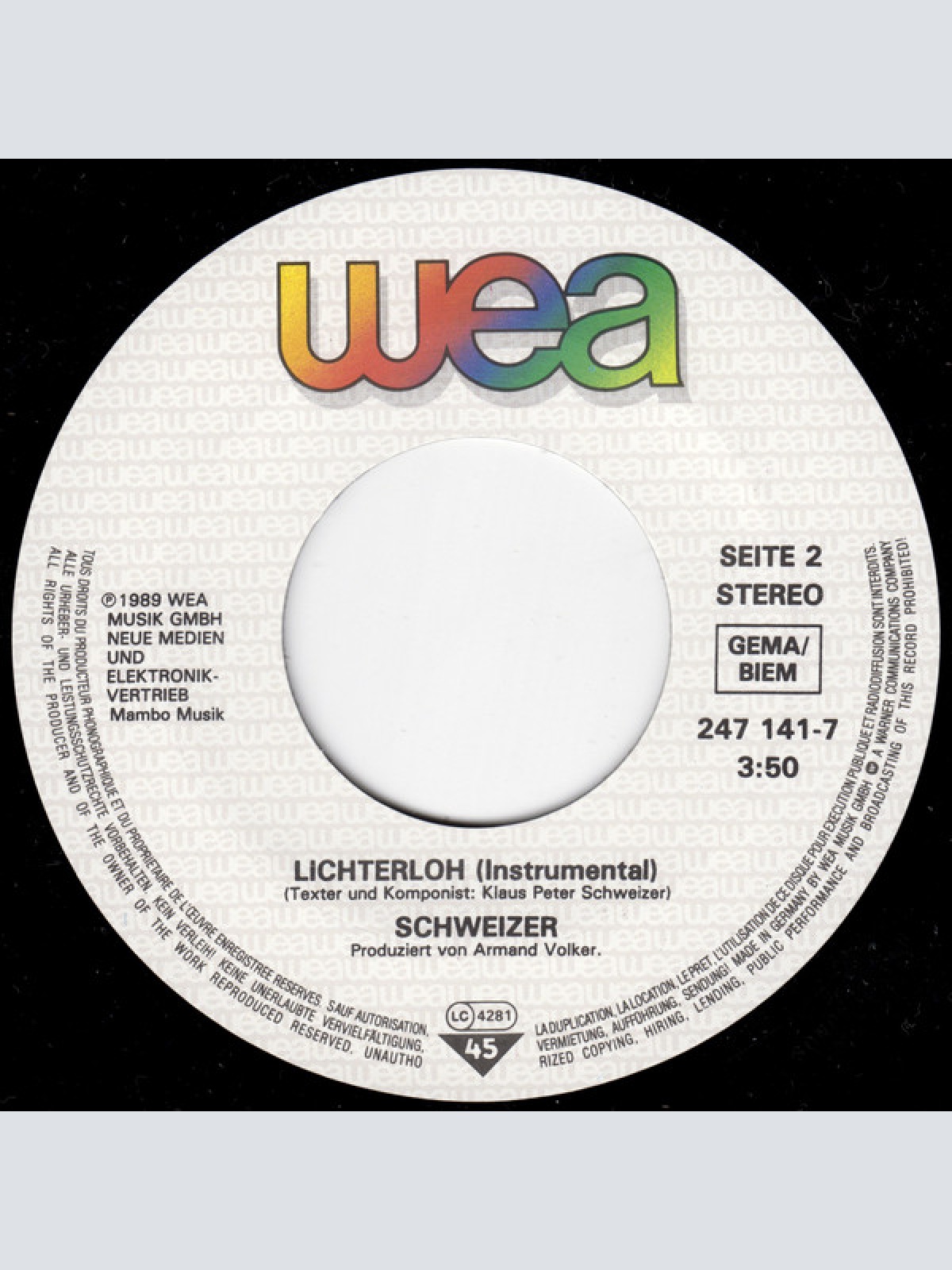 Vinyl / Schweizer - Lichterloh