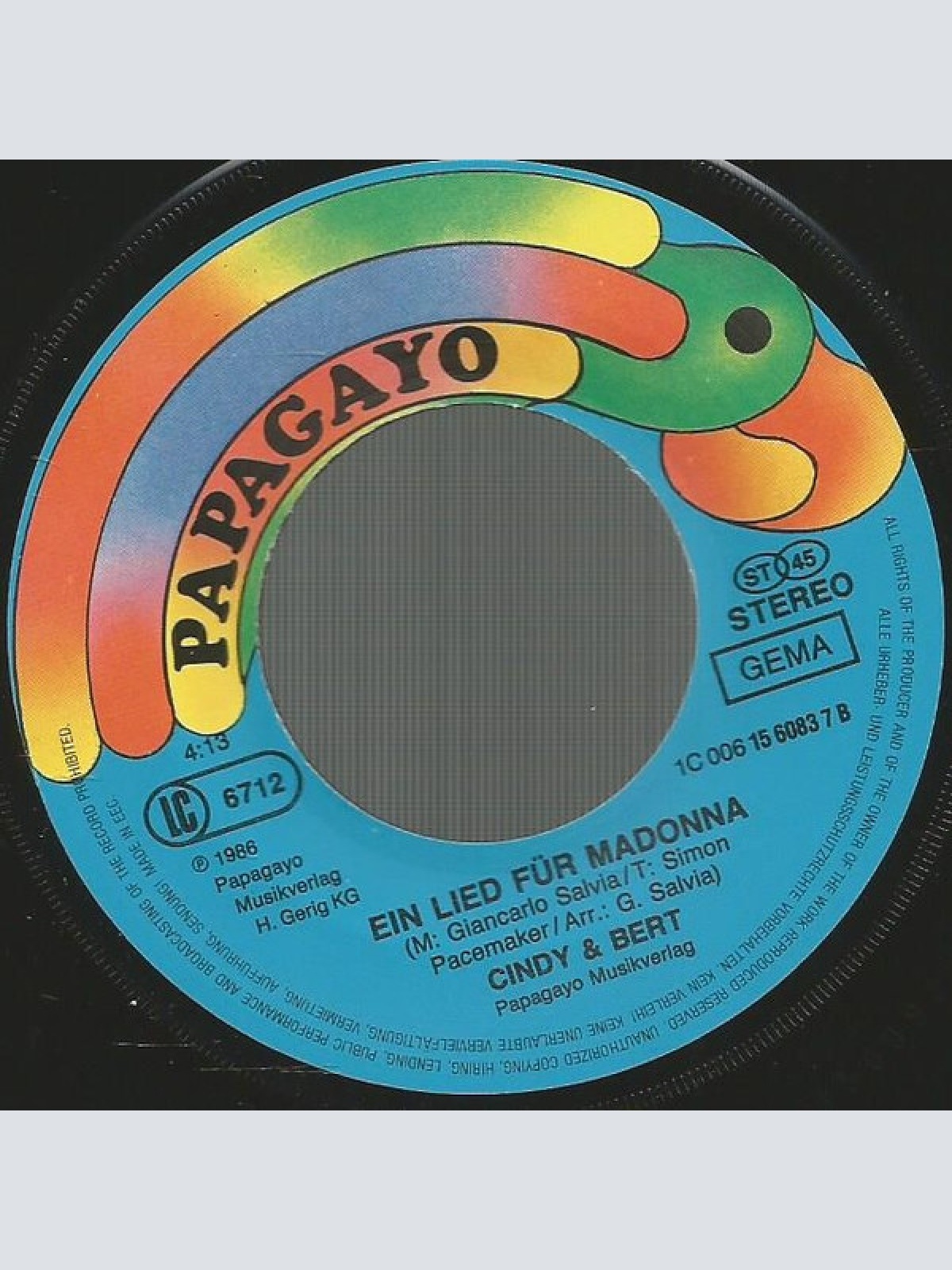 Vinyl / Cindy & Bert - Schenk Mir Diesen Sommer