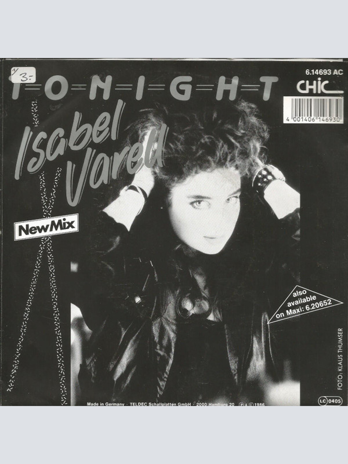 Vinyl / Isabel Varell - Tonight (New Mix)