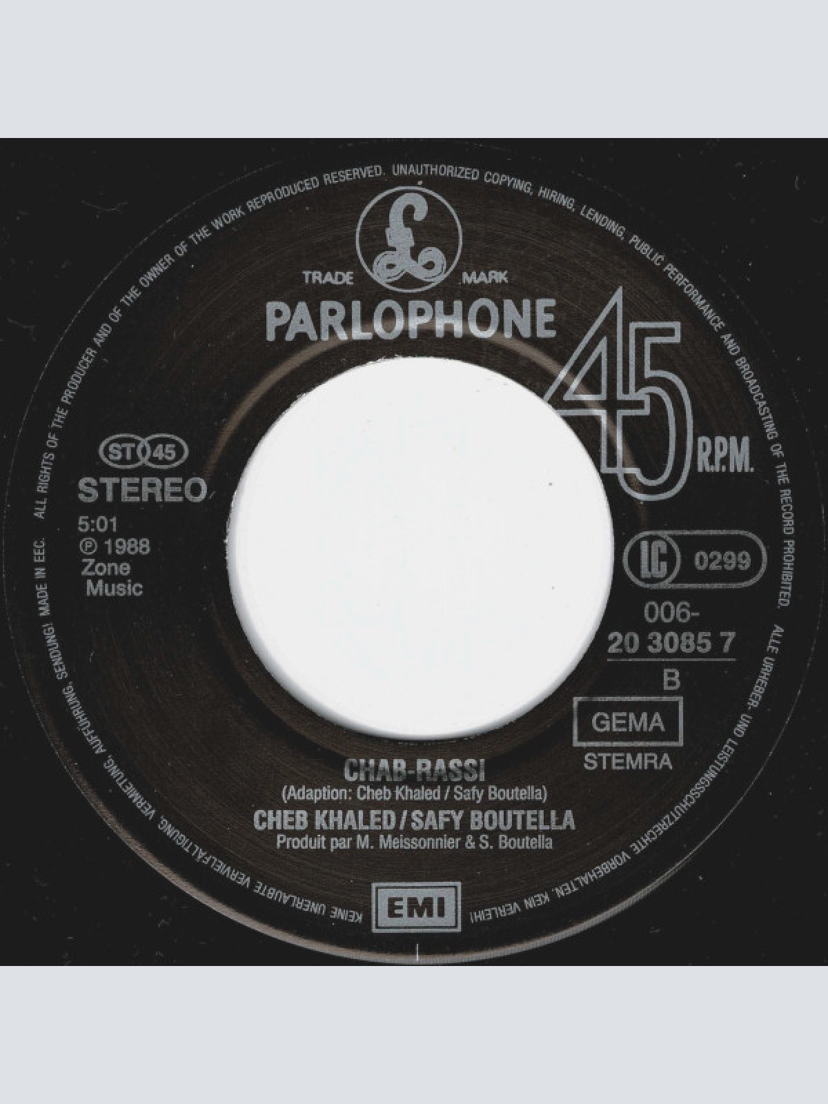 Vinyl / Cheb Khaled*, Safy Boutella - La Camel