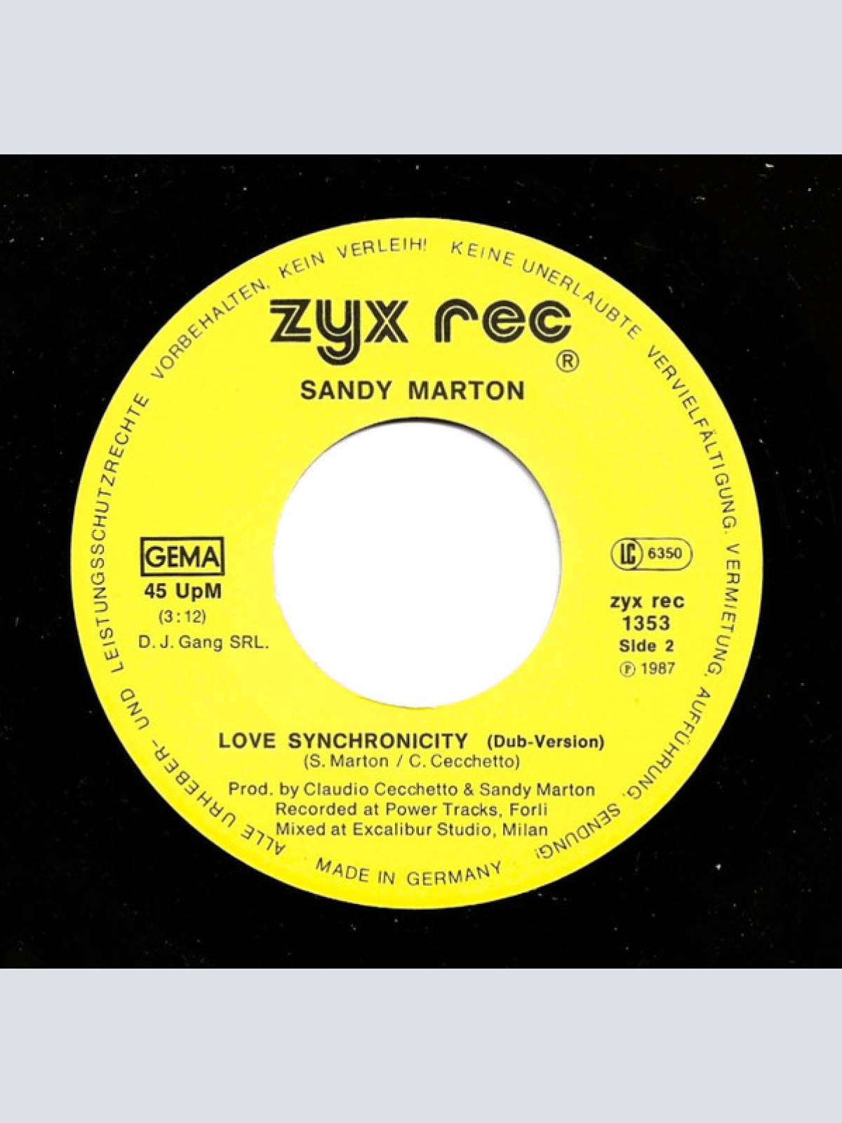 Vinyl / Sandy Marton - Love Synchronicity