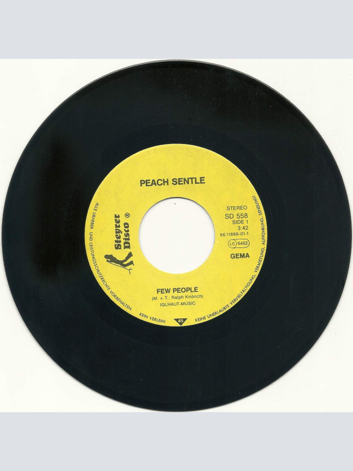 Vinyl / Peach Sentle - Few People