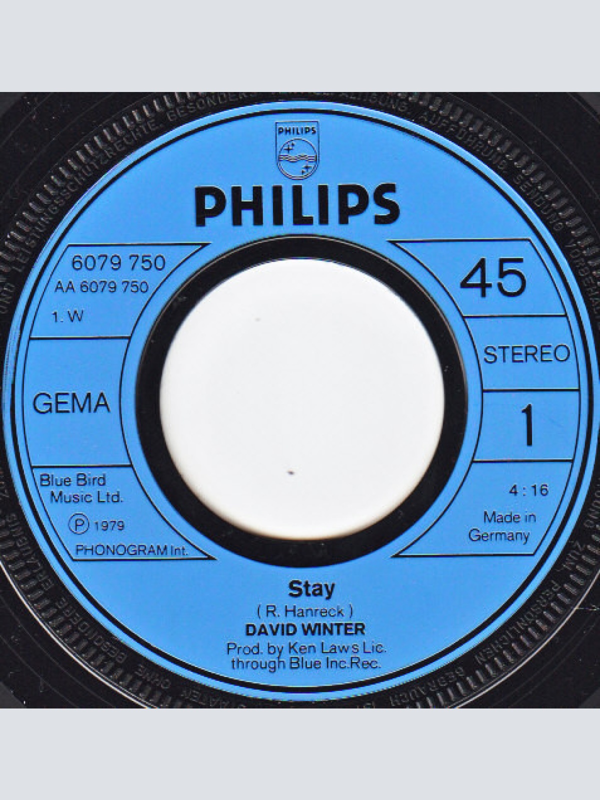 Vinyl / David Winter - Stay / Reed Island
