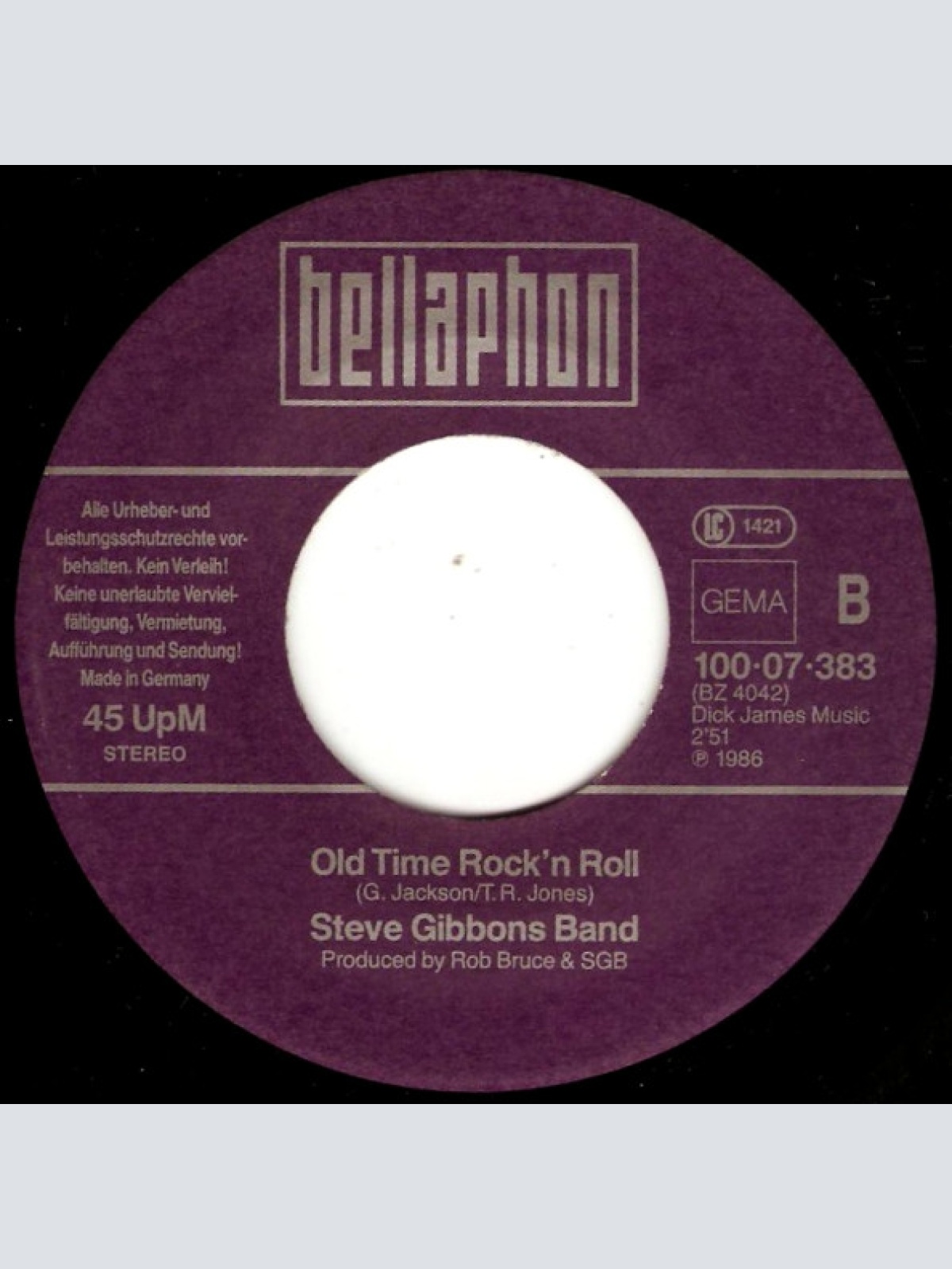 Vinyl / Steve Gibbons Band - Personal Problem