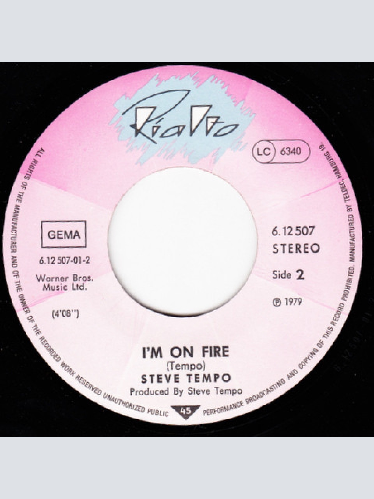 Vinyl / Steve Tempo (3) - Break It To Me Gently