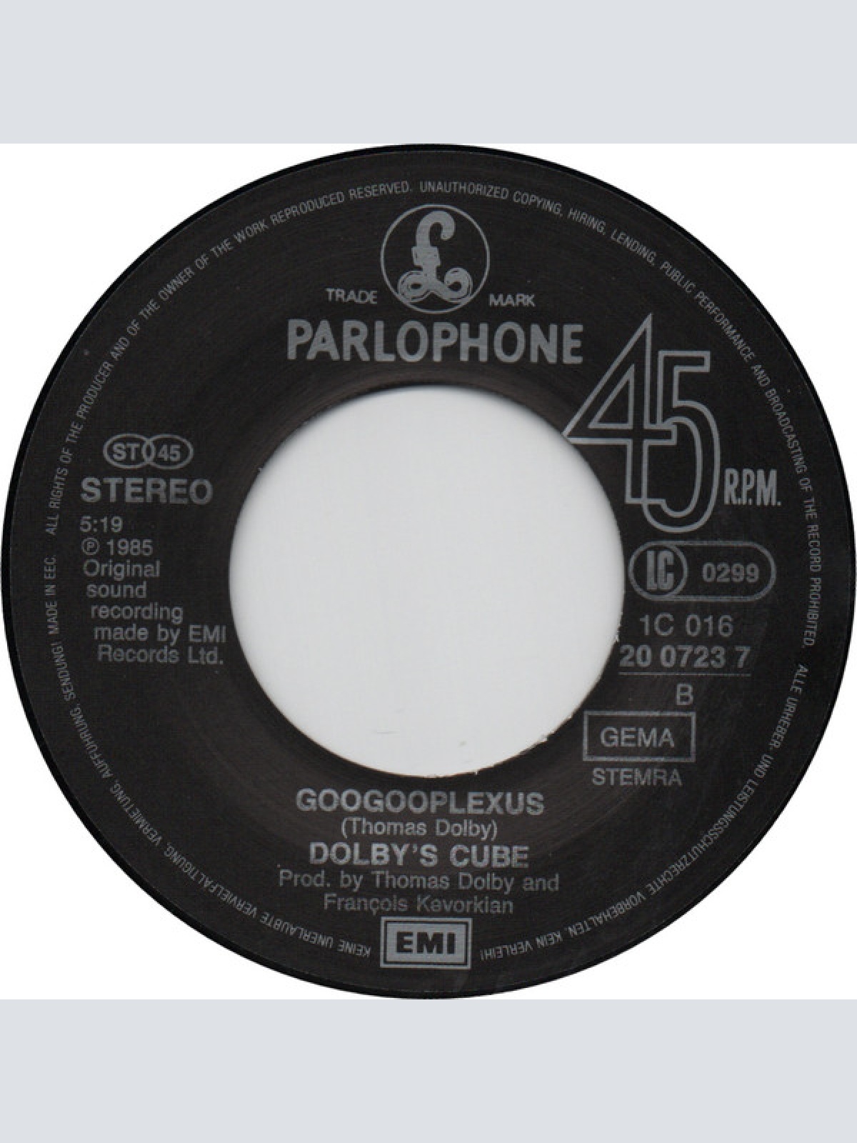 Vinyl / Dolby's Cube - May The Cube Be With You