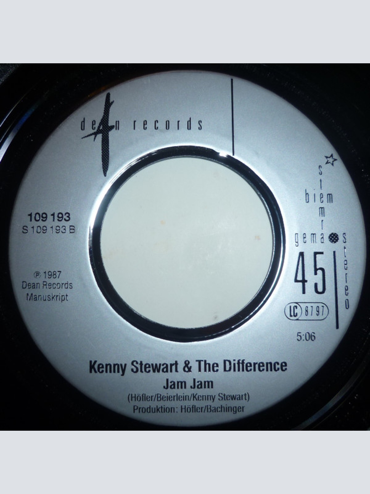 Vinyl / Kenny Stewart & The Difference - Shock The Heart