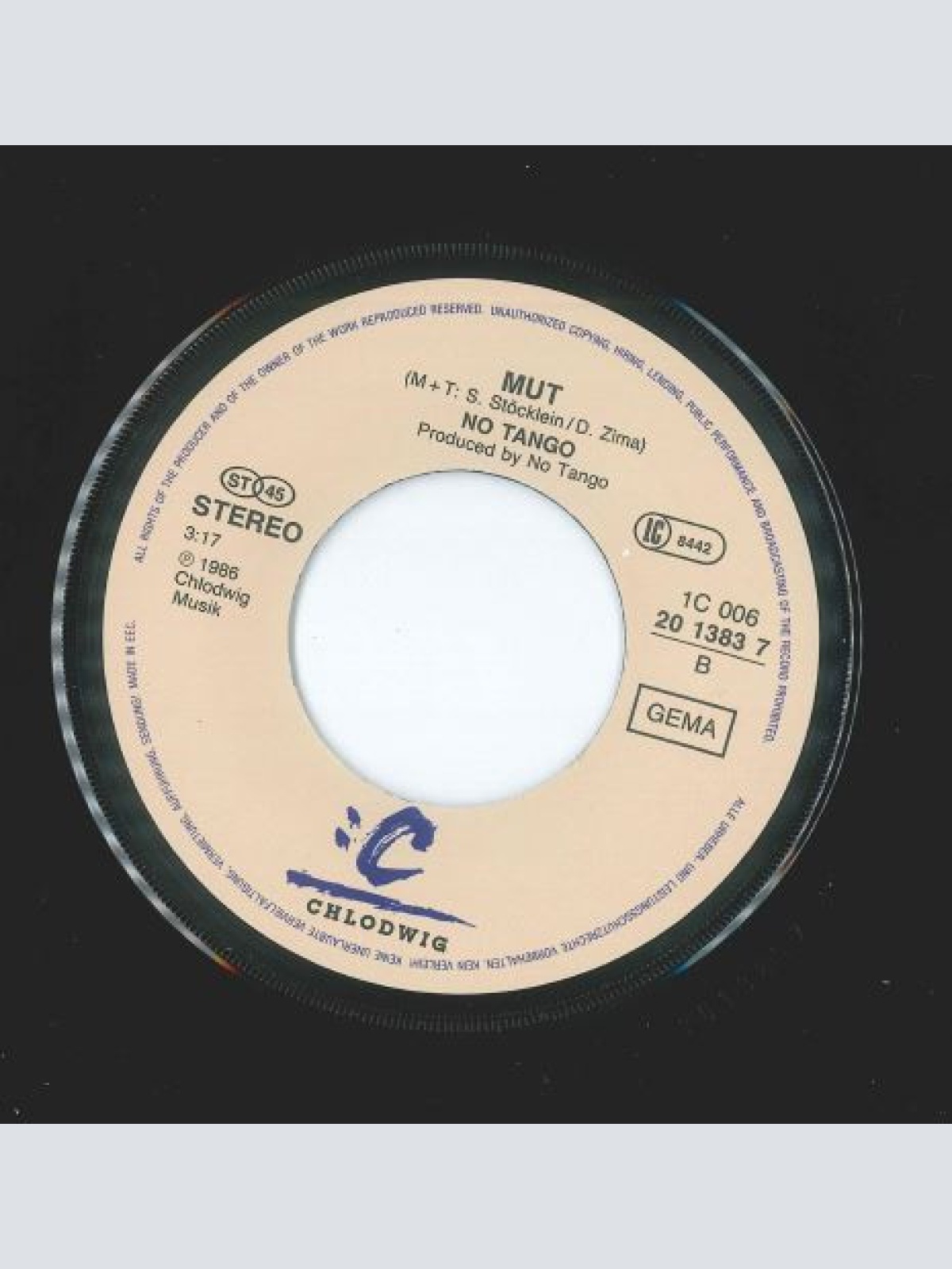 Vinyl / No Tango - Für Immer