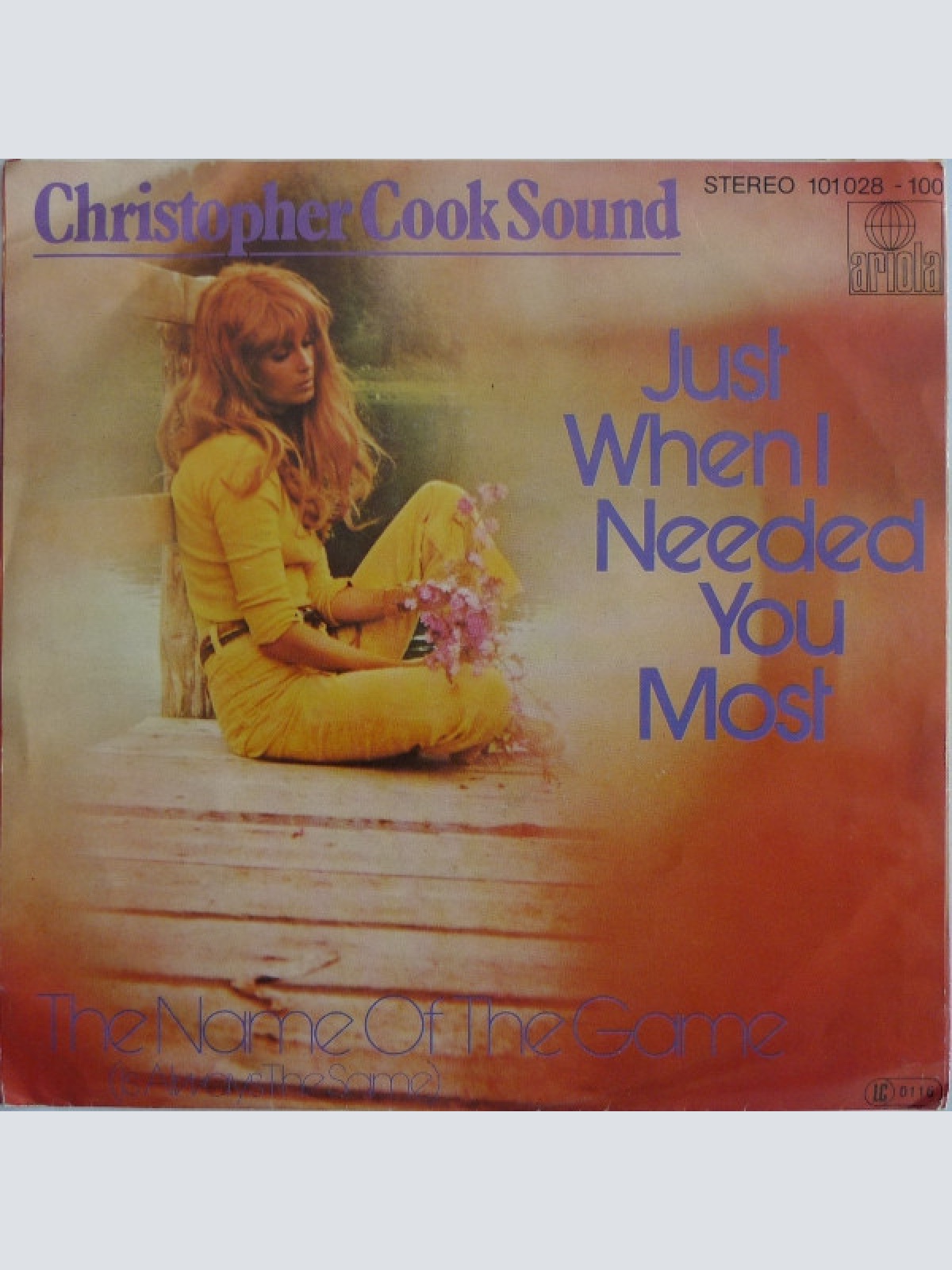 Vinyl / Christopher Cook Sound - Just When I Needed You Most
