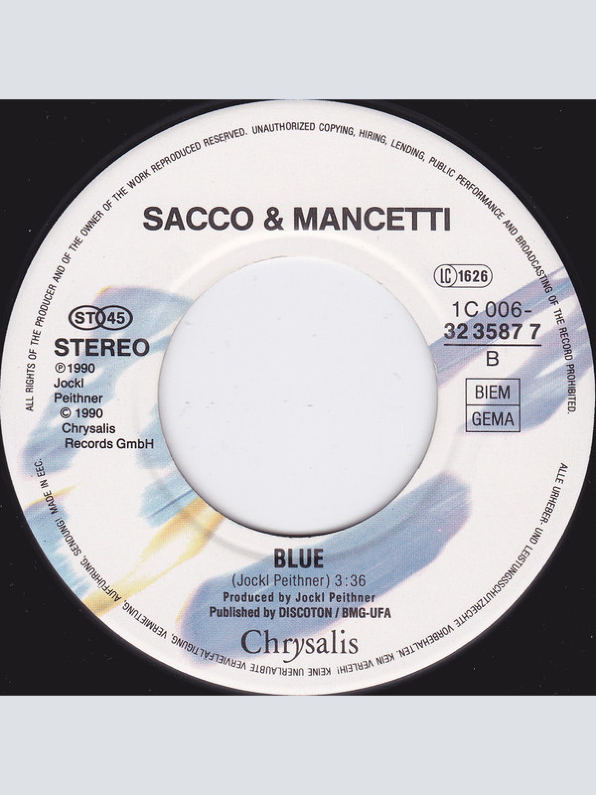 Vinyl / Sacco & Mancetti - The Boys Got The Rhythm