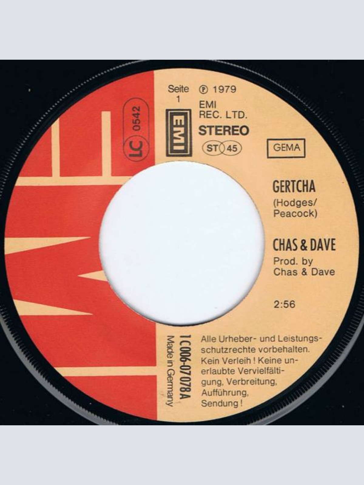 Vinyl / Chas & Dave* - Gertcha !
