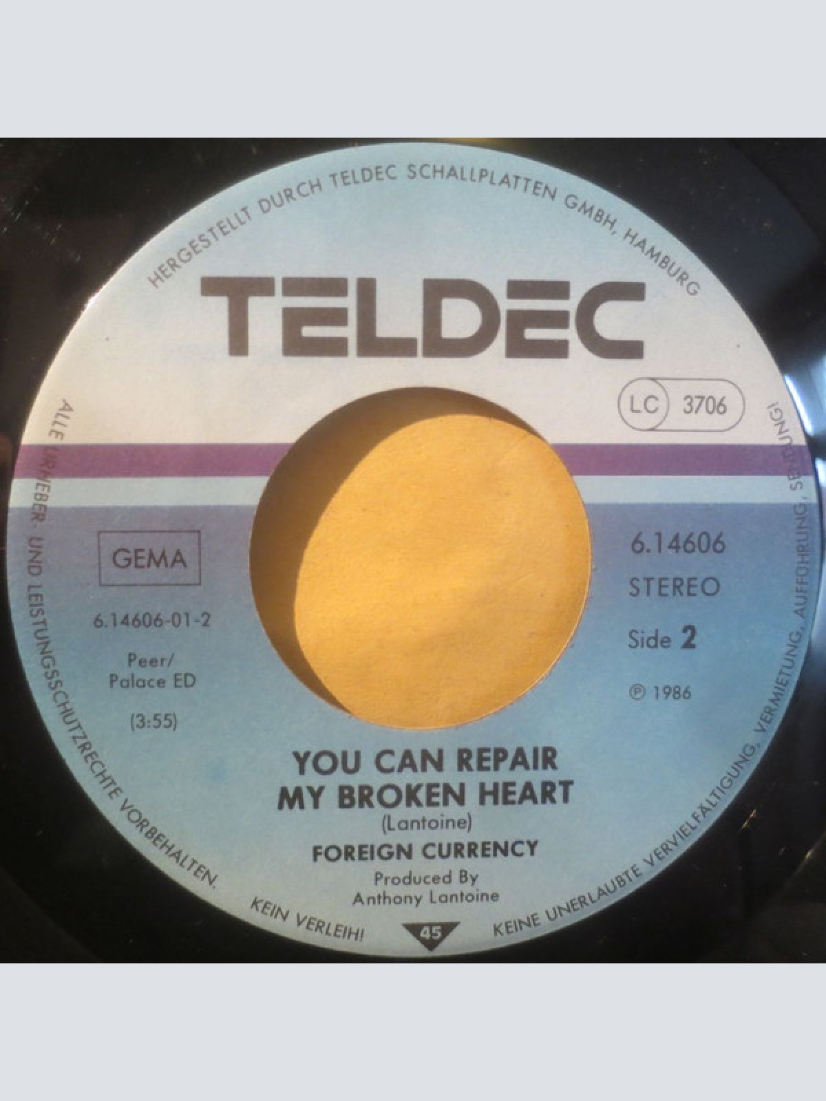 Vinyl / Foreign Currency - C'est La Vie