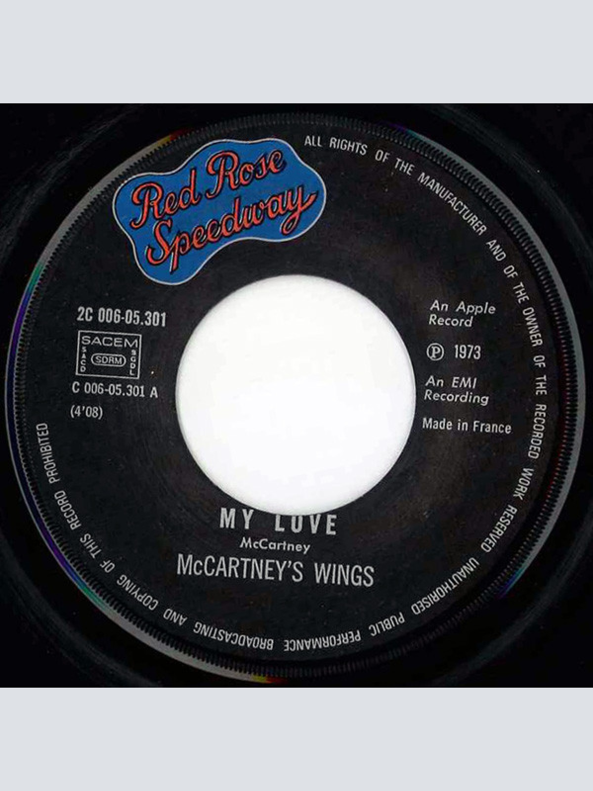 Vinyl / McCartney's Wings* - My Love