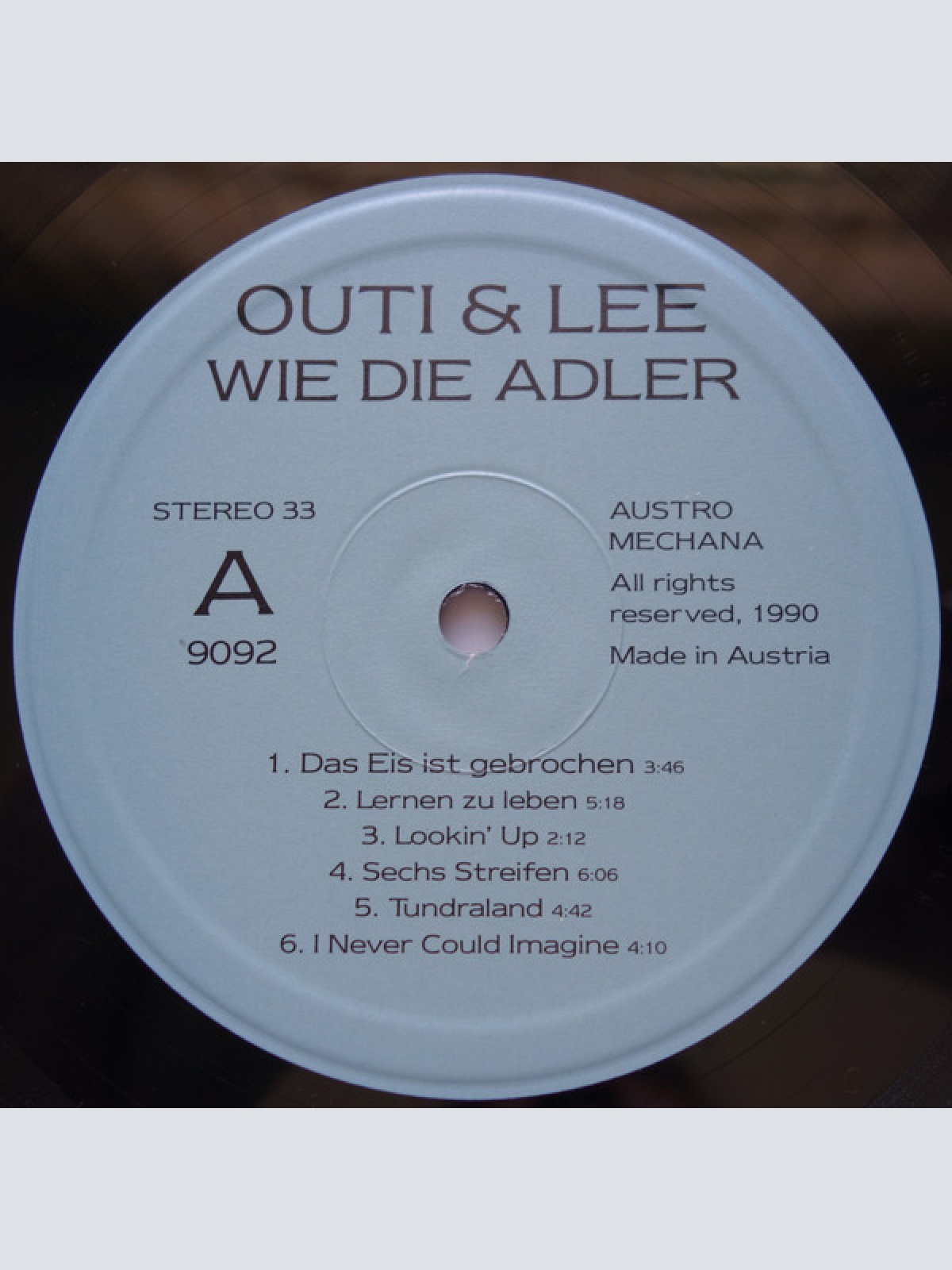 Vinyl / Outi & Lee - Wie Die Adler