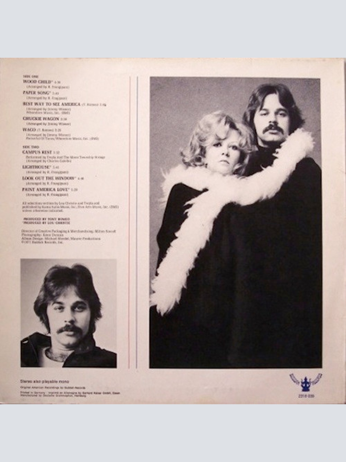 Vinyl / Lou Christie Sacco* - Paint America Love