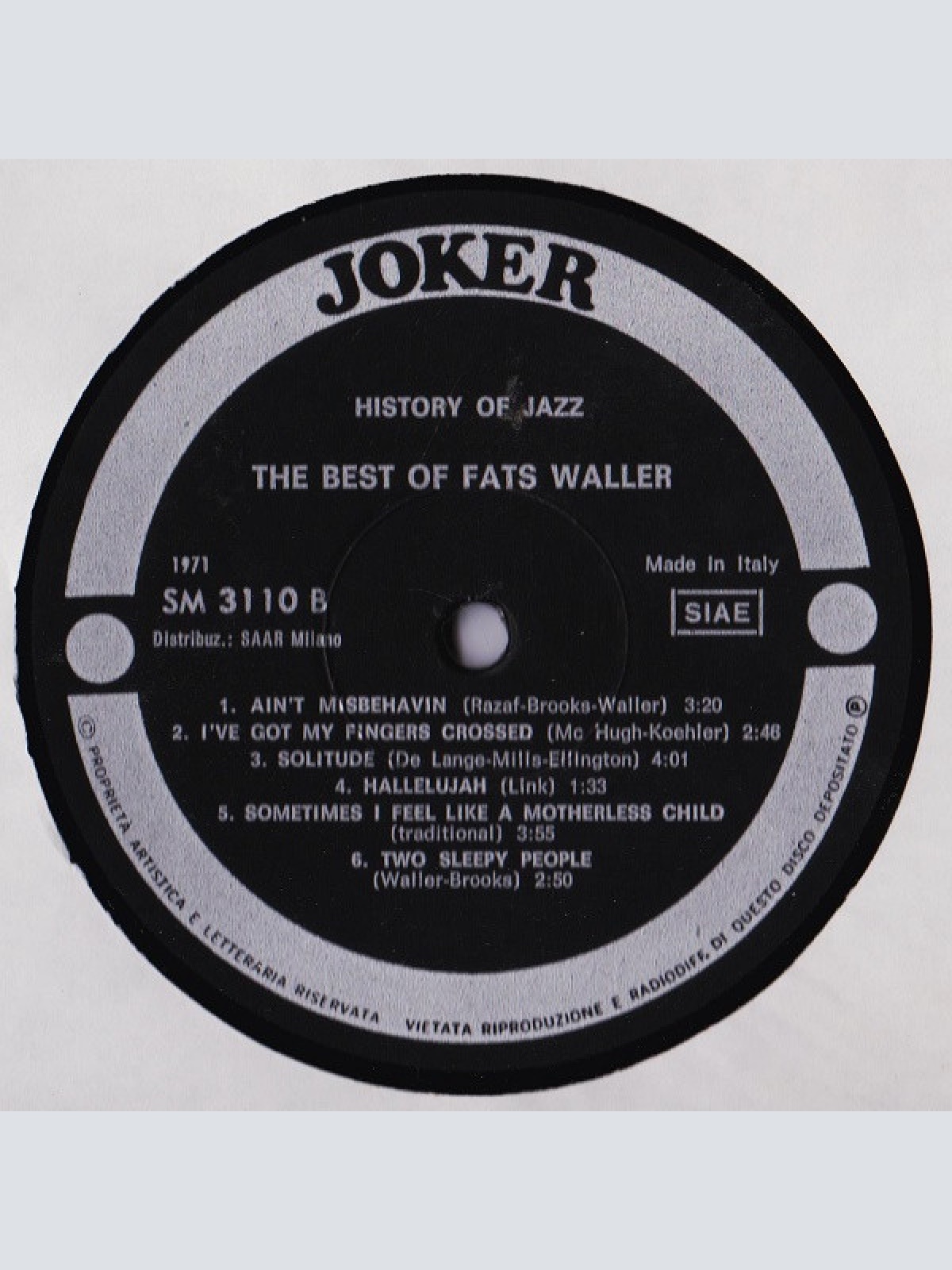 Vinyl / Fats Waller - The Best Of Fats Waller