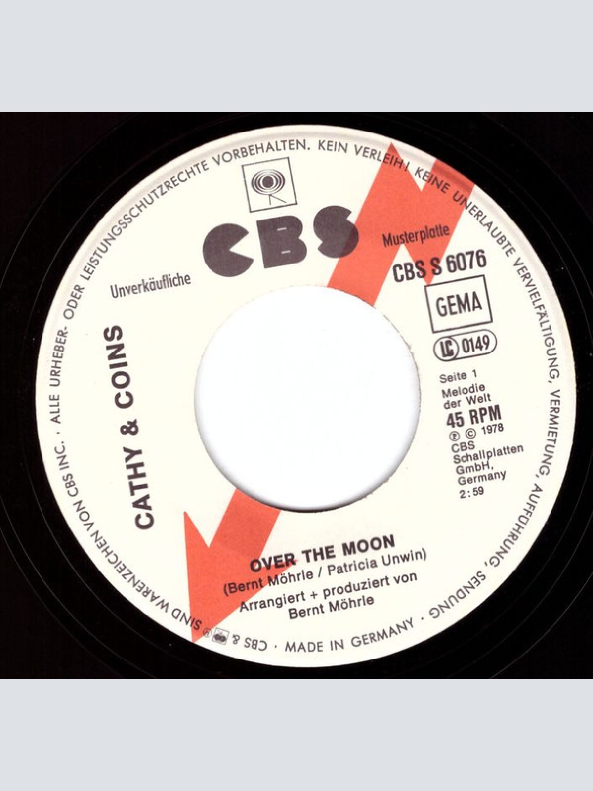 Vinyl / Cathy & Coins - Over The Moon
