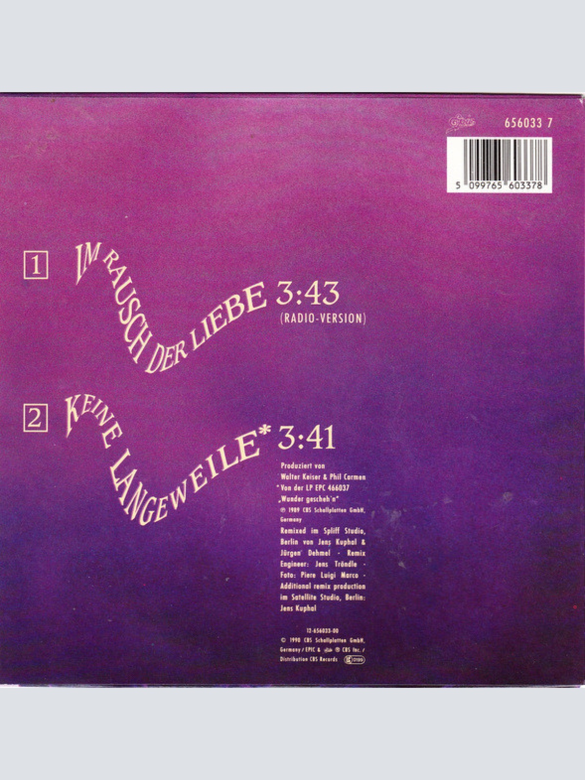 Vinyl / Nena (20) - Im Rausch Der Liebe